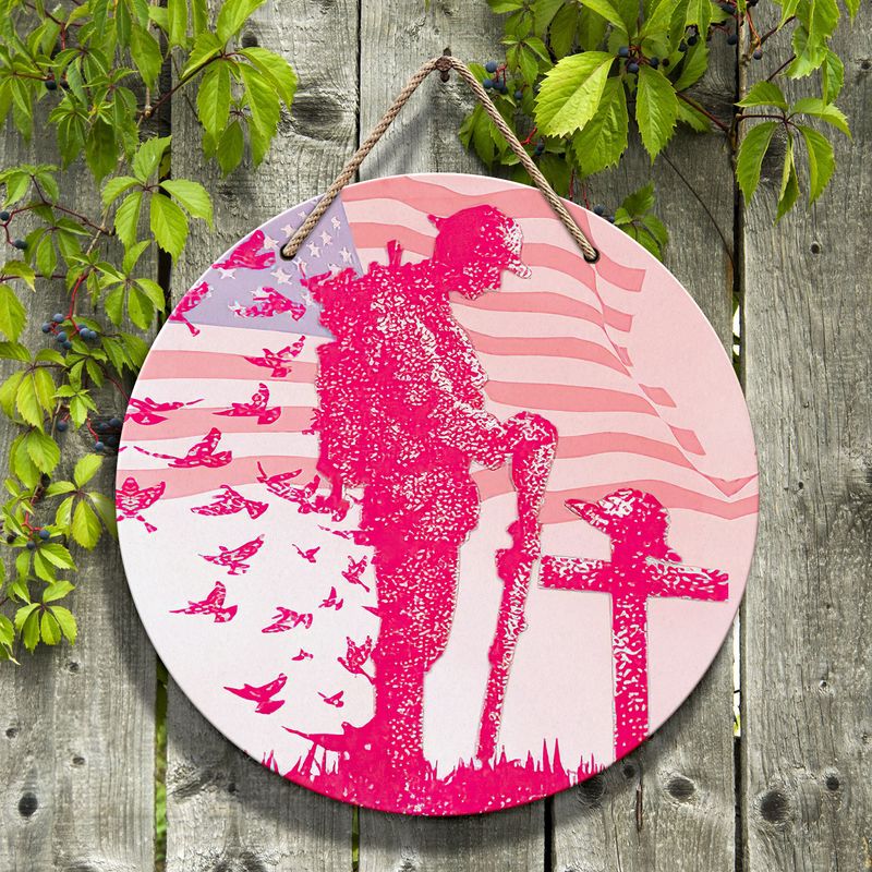 Don't skip significant Veteran American wooden sign