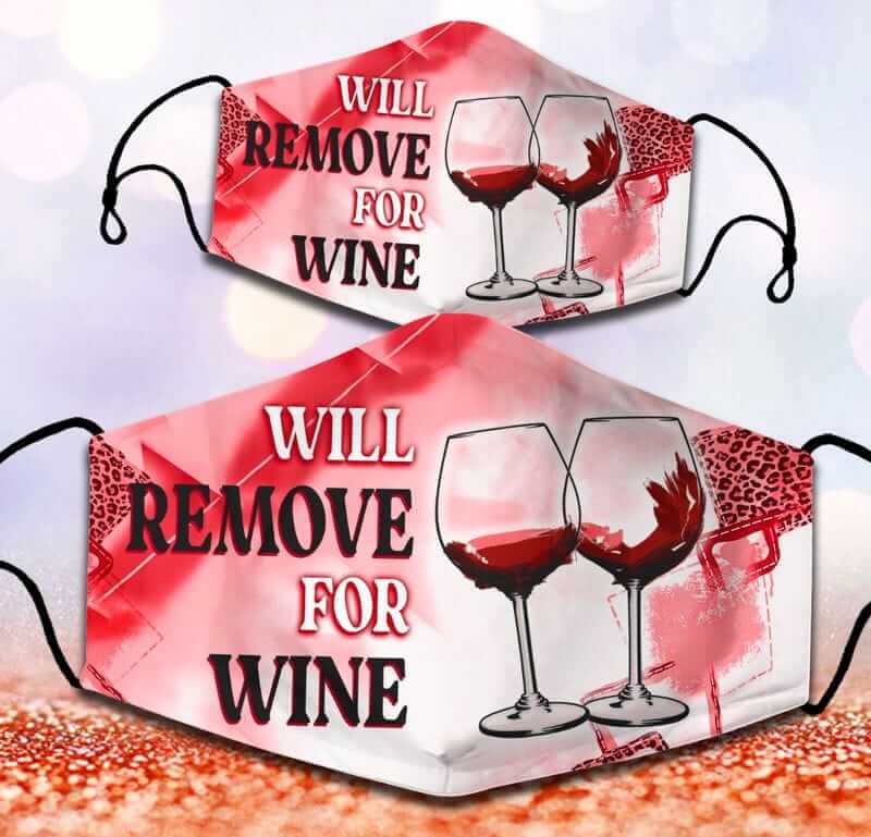 The best wine New Year's Eve Party Face Mask Wine New Year's Eve Party Face Mask