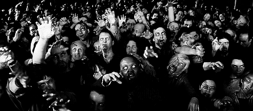 Black Friday Gifs zombie shoppers Black Friday Gifs zombie customers