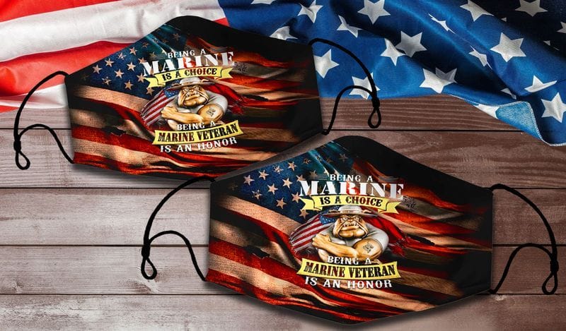 “Being A Marine Is An Honor” US Face Mask