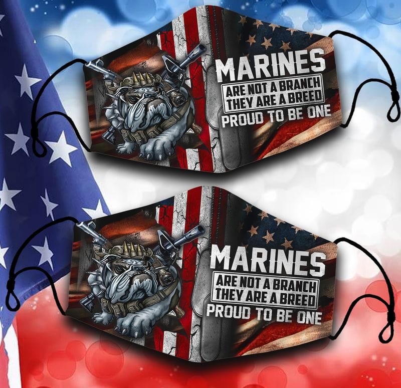 Proud To Be Marine USMC Mask