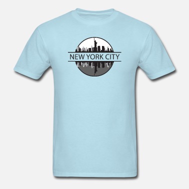 New York City Baby Blue Graphic T Shirt