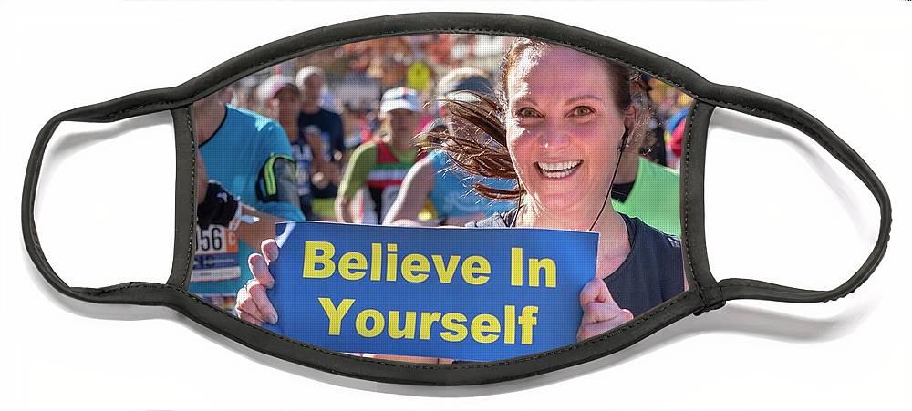 Believe In Yourself New York Marathon Mask