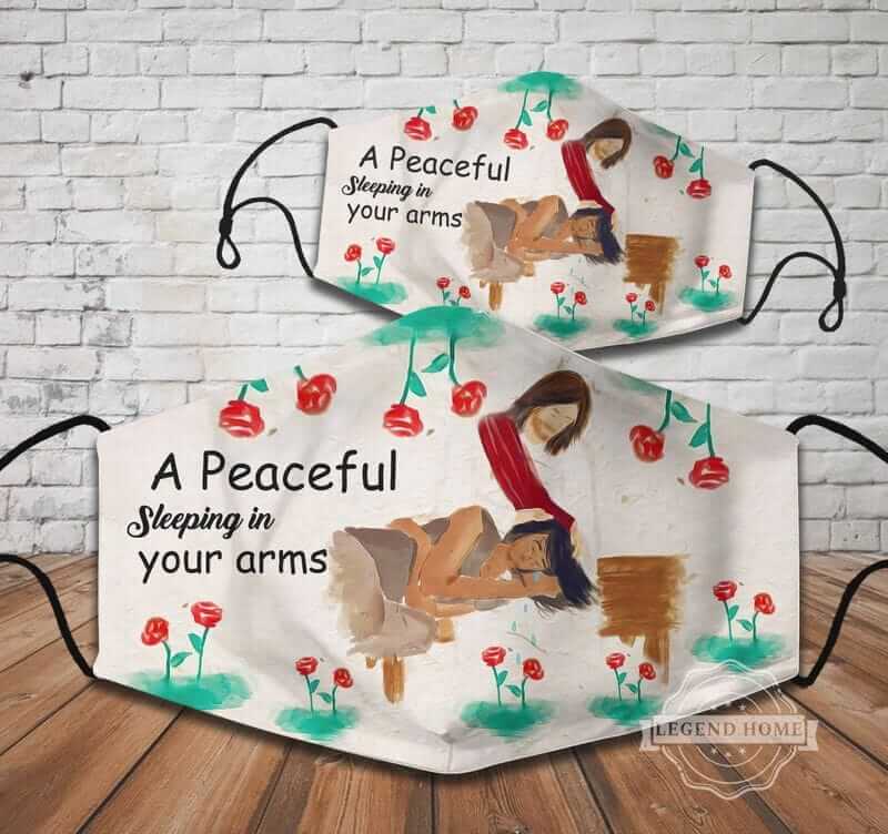 Peaceful Jesus face mask for Christian