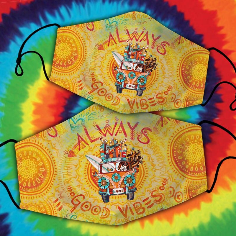 A must-have Hippie face mask for your clothes A must-have Hippie face mask for your outfit.