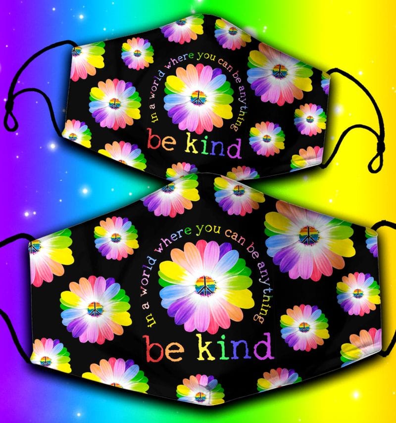 Cool Hippie Face mask for your girlfriend. Flower Hippie Face mask for your girlfriend.