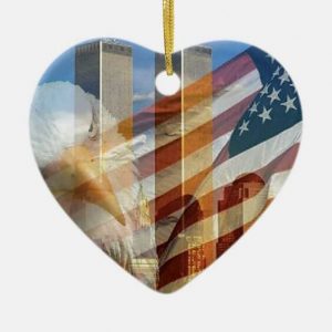 Patriotic American eagle ornament for you