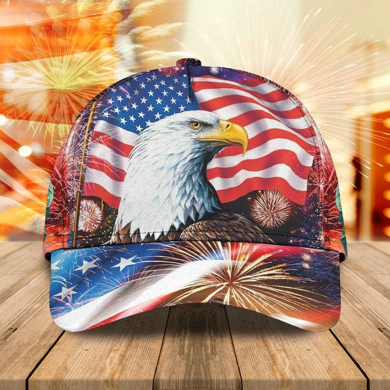Look more unique with the vibrant American eagle cap Look more unique with the vibrant American eagle hat