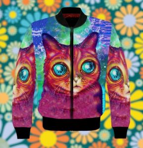 Best ideal cat bomber with Hippie style