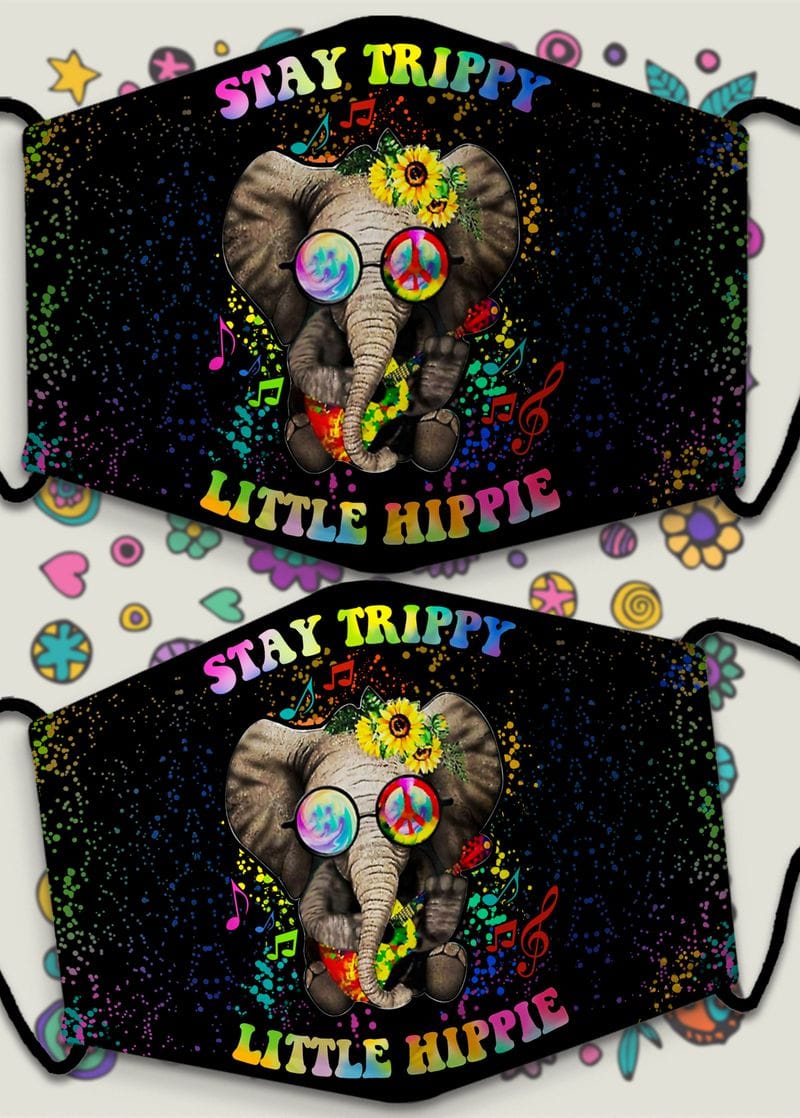 Buy now Stay trippy, little Hippie elephant mask! Stay trippy, little Hippie elephant mask!