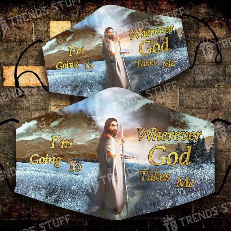 Meaningful Jesus face mask for Christian people