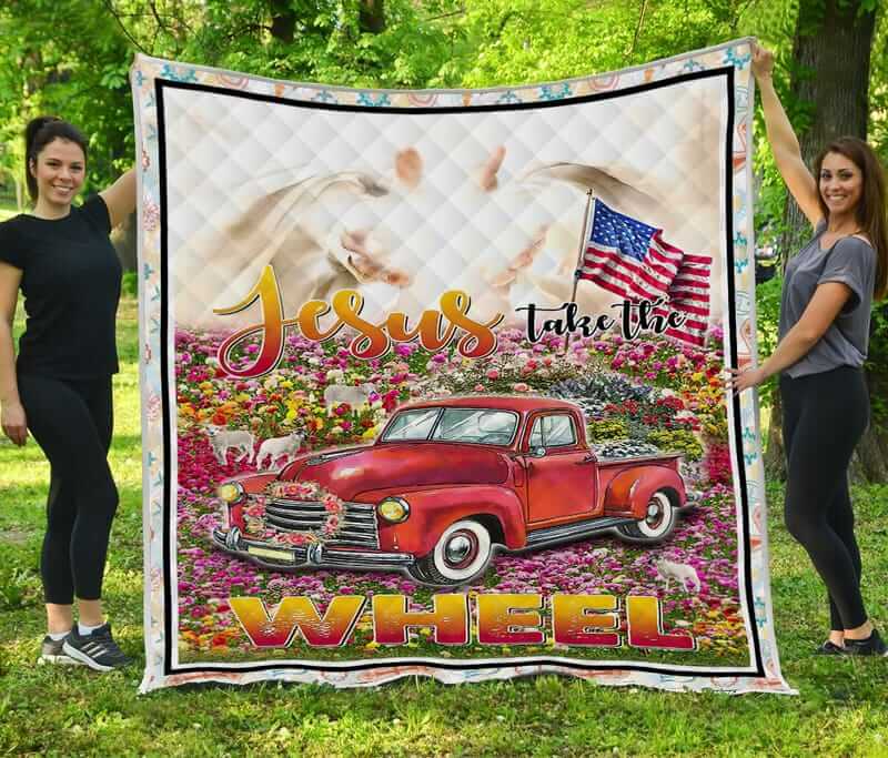 Trendy floral and colorful Jesus blanket Best floral and colorful Jesus blanket