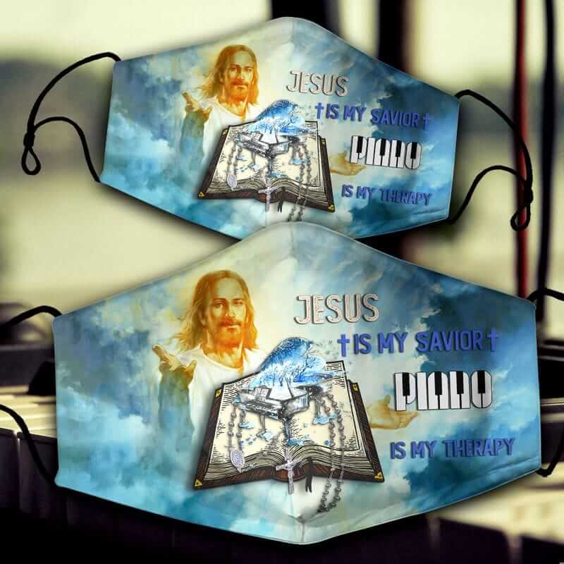Piano Jesus Face mask this year