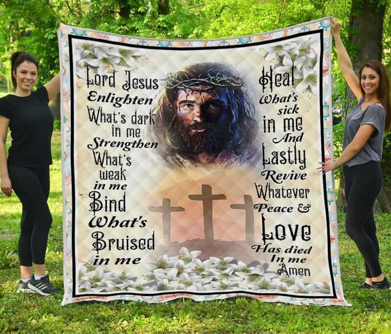 Lovable Jesus blanket for Christian homes Healing Jesus blanket for Christian home