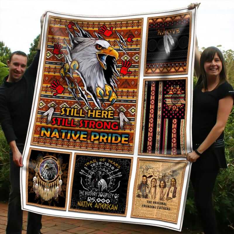 NATIVE EAGLE 0184 B Eagle Blanket