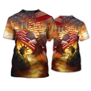 Eagle T-shirts with Statue of Liberty