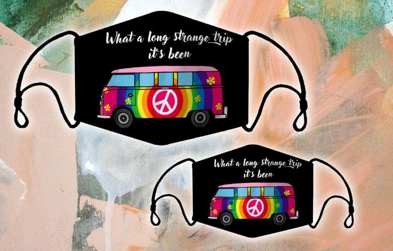 Grab now the unique Hippie face mask for every girl Unique Hippie face mask - the best accessory for every girl