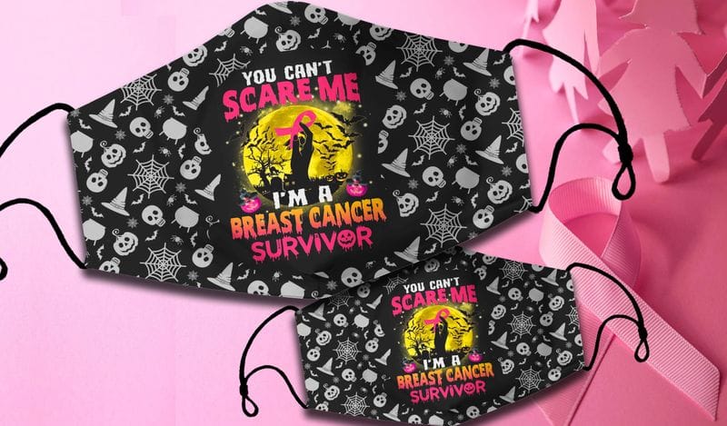 Breast Cancer Face Masks Include Plenty Of Interesting Design For Halloween