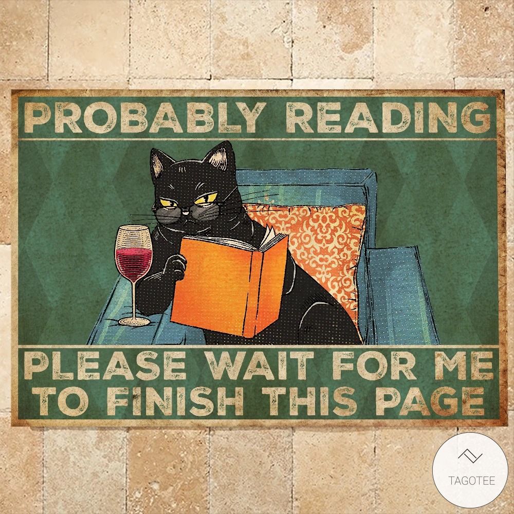 10 Cat Doormats To Consider For Your Home 3 Reading Cat Doormat For Humans