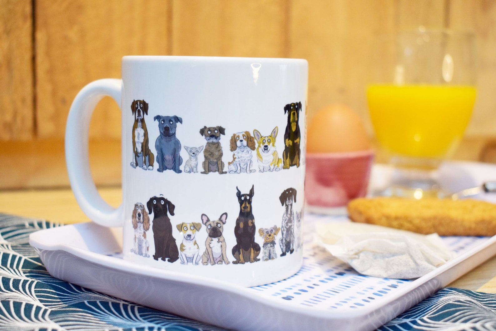 Dog Mug And Cup Are A Idea Decoration