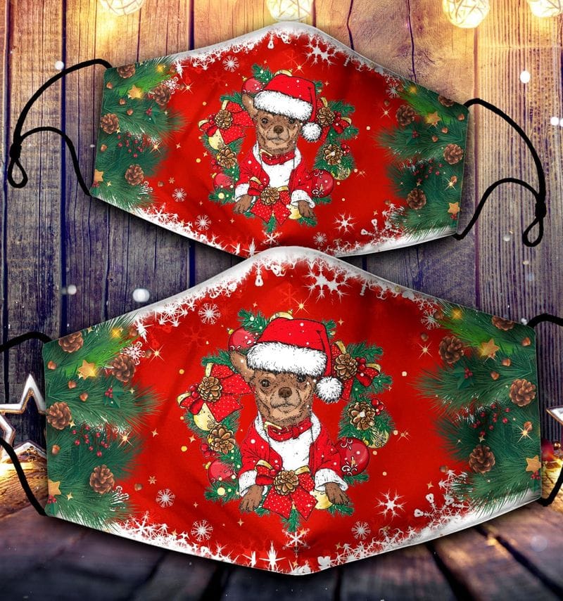 15 Lovely Dog Face Masks Every Dog Mom & Dad Would Love 10 Christmas Dog Face Mask