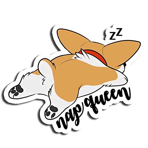 Nap Queen Dog Sticker