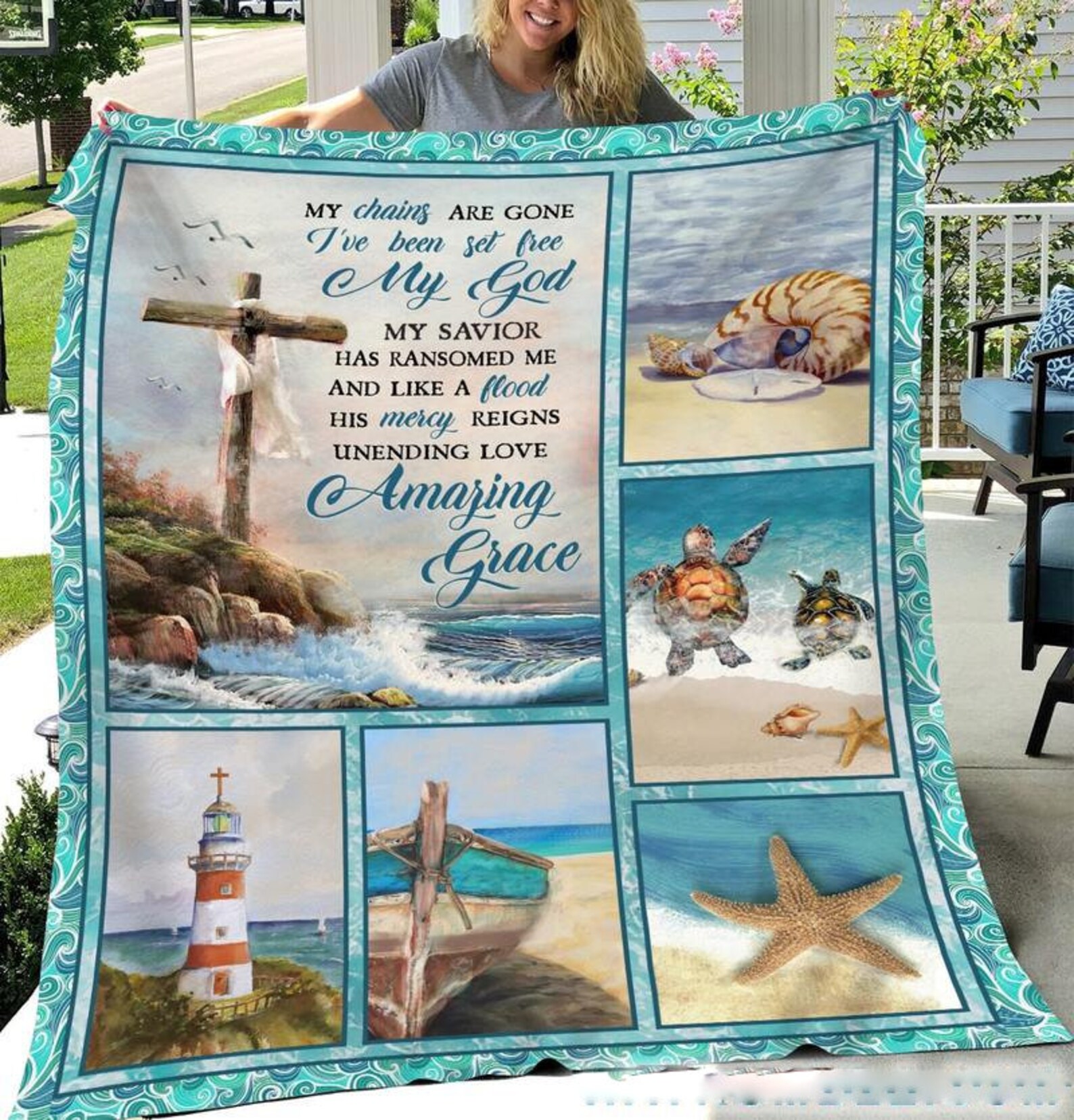 10 Turtle Blankets That Will Actually Make Your Room Looks Better 5 Sea Turtle Cross Ocean Blanket