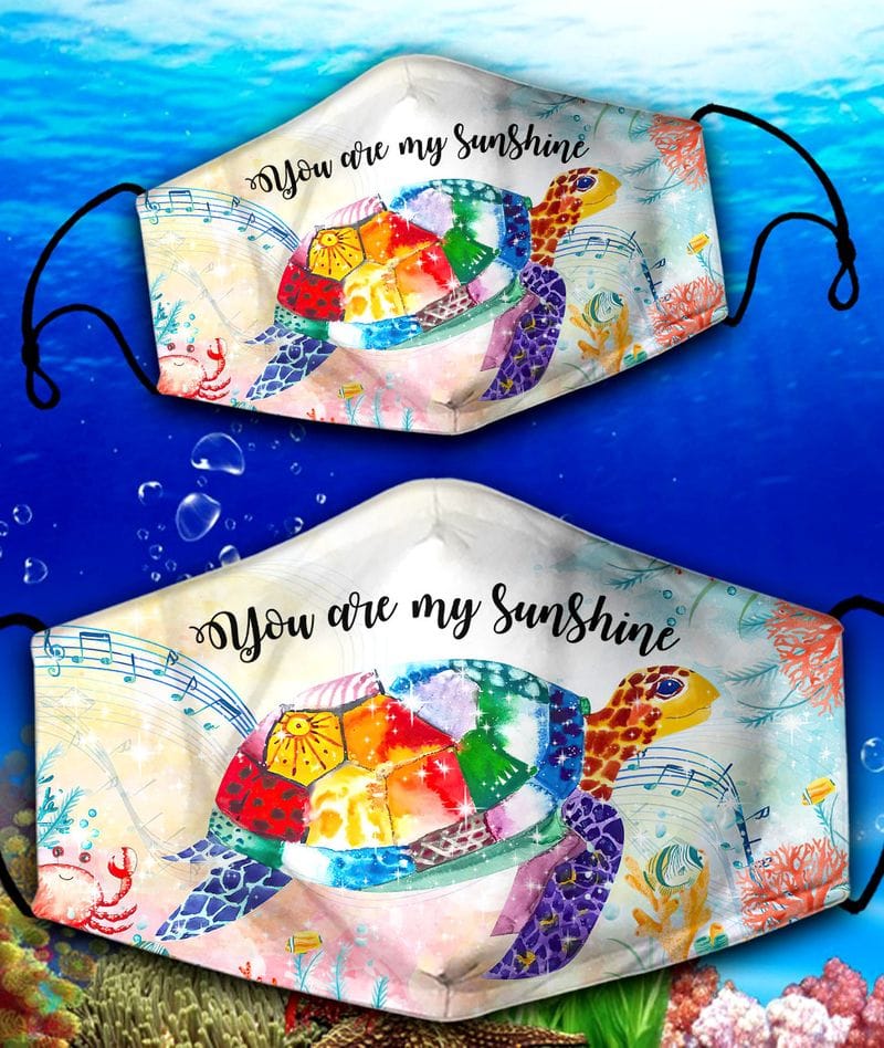 Turtle You Are My Sunshine Mask
