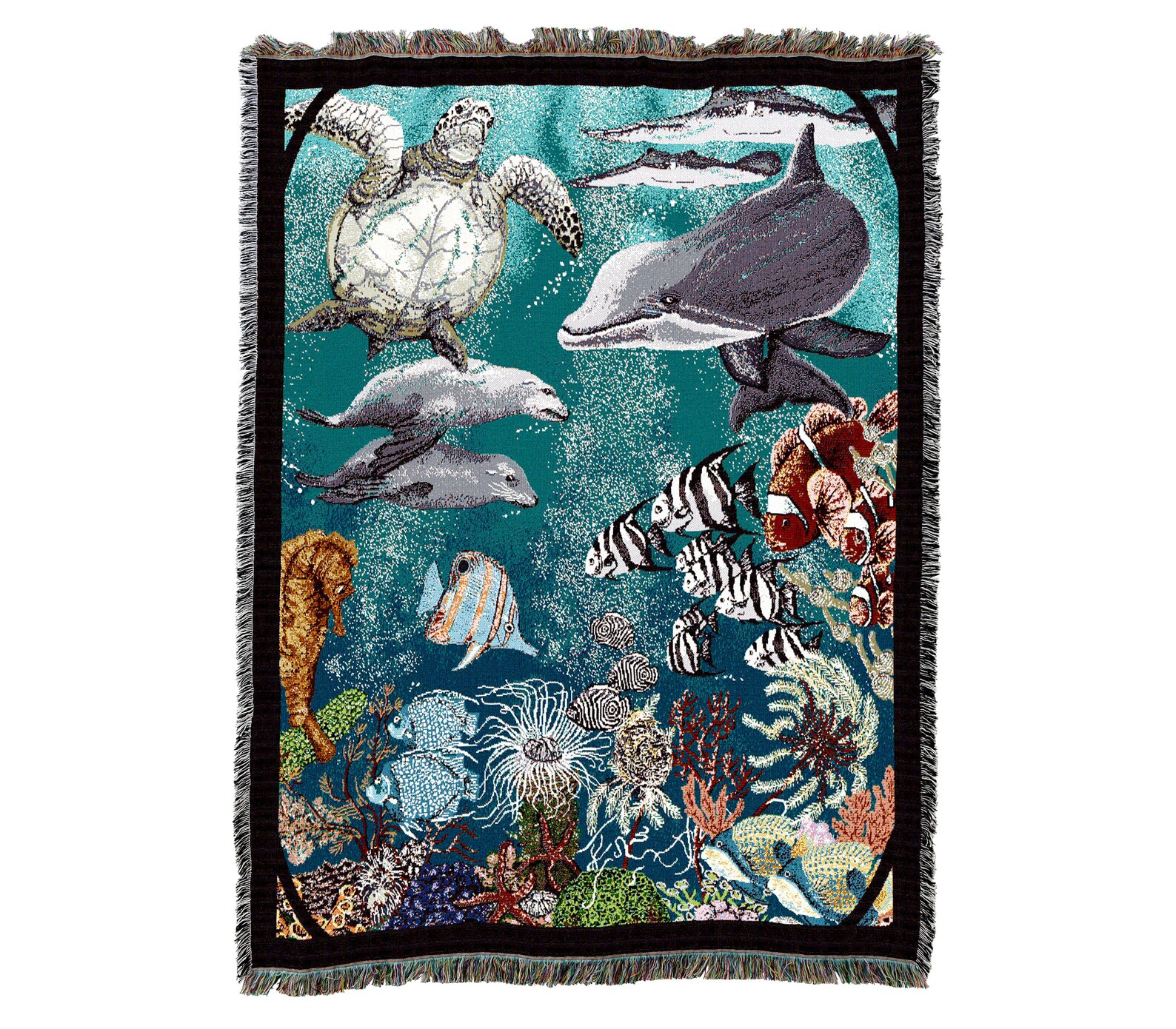 10 Turtle Blankets That Will Actually Make Your Room Looks Better 8 Underwater Turtle Blanket