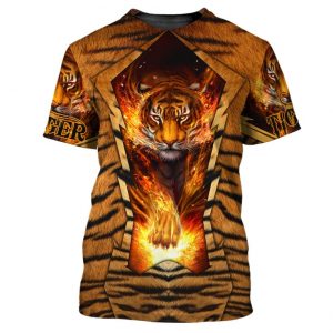 BEST-SELLER LOVE TIGER 3D TSHIRT