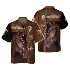 BEST STRONG HORSE 1 3D HAWAIIAN SHIRT