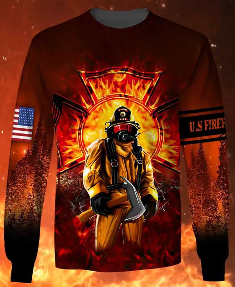 U.S FIREFIGHTER SHIRTS SWEATSHIRT