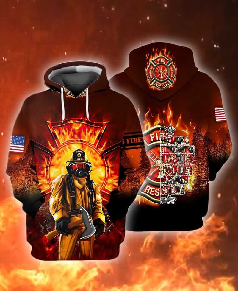 FIREFIGHTER CHARACTERISTICS Hoodies