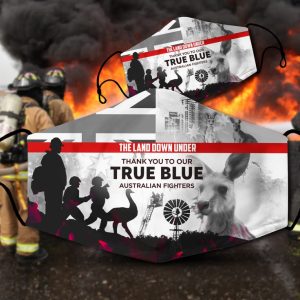 BEST-SELLER AUSTRALIAN FIREFIGHTER TRUE BLUE 3D MASK
