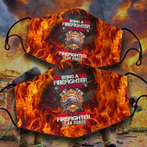 TOP BEING A FIREFIGHTER IS A CHOICE 3D MASK