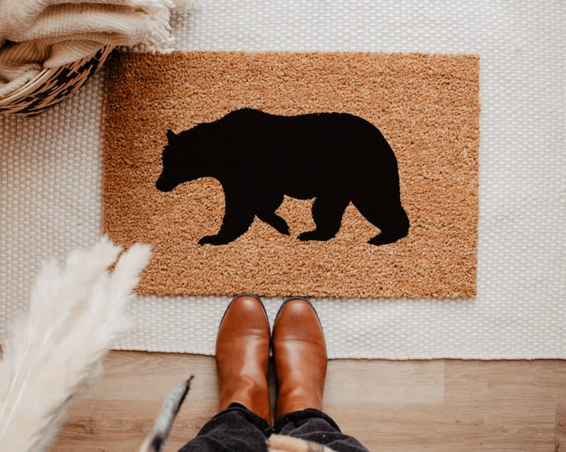 Bear Animal California Hunter Doormat 