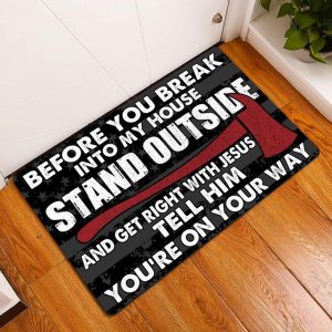BEST-SELLER DOORMAT - BOOM - FIREFIGHTER DOORMAT