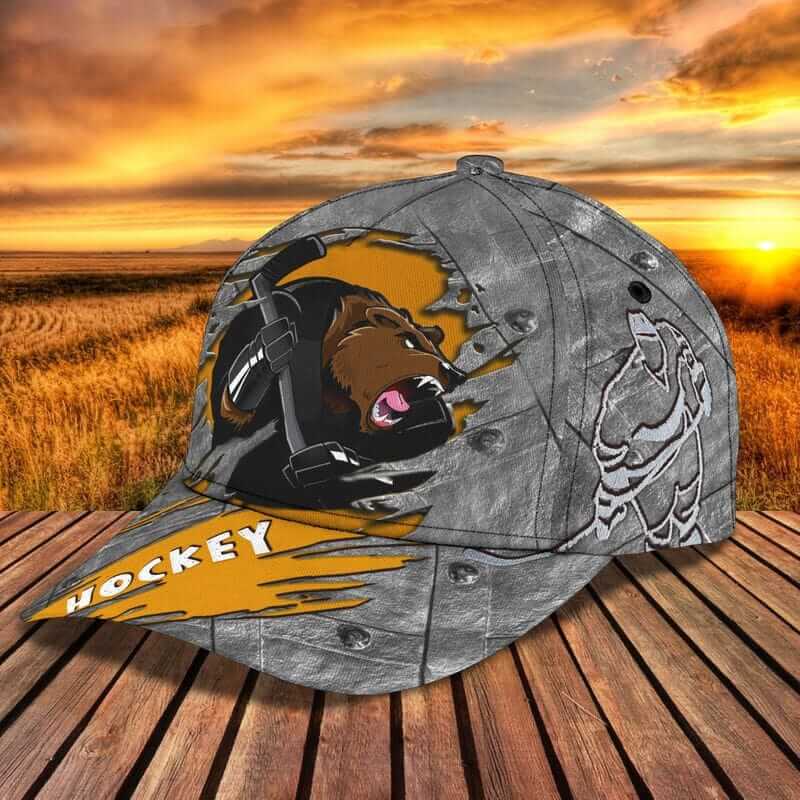 CLASSIC CAP HOCKEY BEAR- HN95 CLASSIC CAP HOCKEY BEAR CAPS