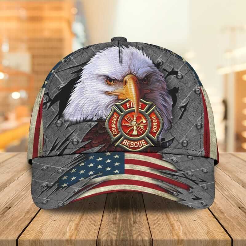 EAGLE AND FIREFIGHTER CLASSIC CAP