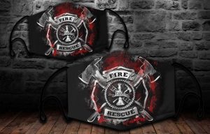 TOP FIREFIGHTER AXES 3D MASK