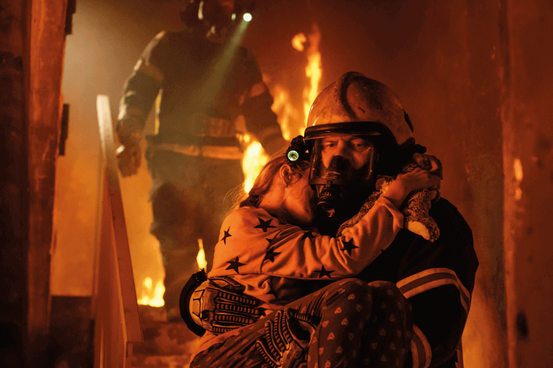 FIREFIGHTER SAVE PEOPLE picture
