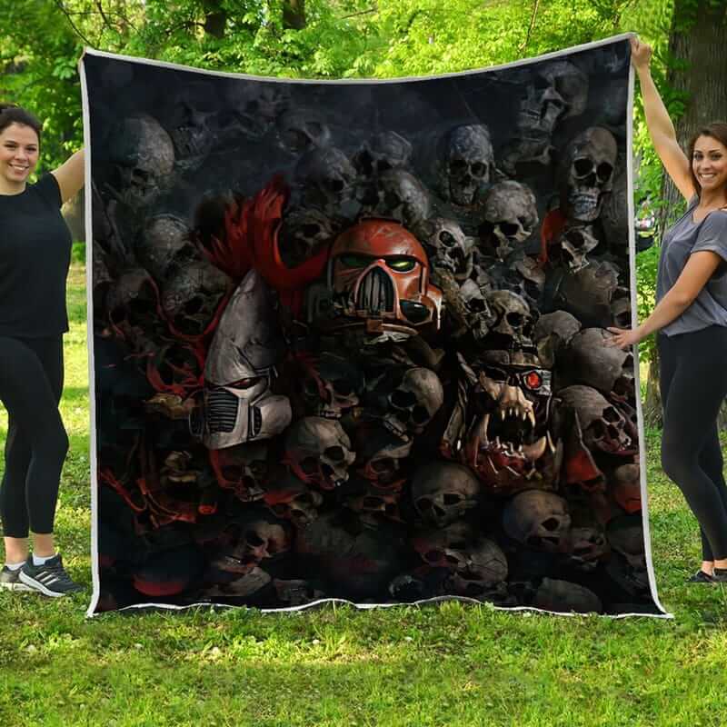 Firefighter Skulls Quilt
