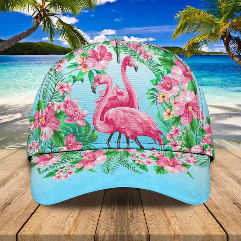 FLAMINGO 24 - CLASSIC CAP - CPD CLASSIC CAP PINK FLORAL FLAMINGO CAPS