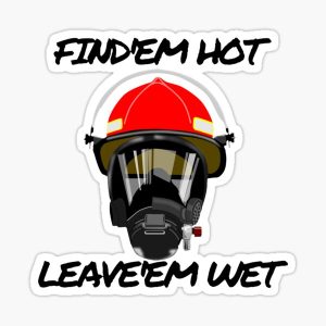 No.1 funny firefighter sticker 2022 Best funny firefighter sticker 2022