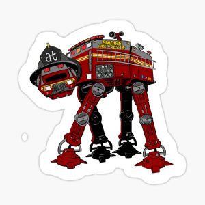 No.1 vibrant and stunning sticker for fire fighting lovers Best vibrant and stunning sticker for fire fighting lovers