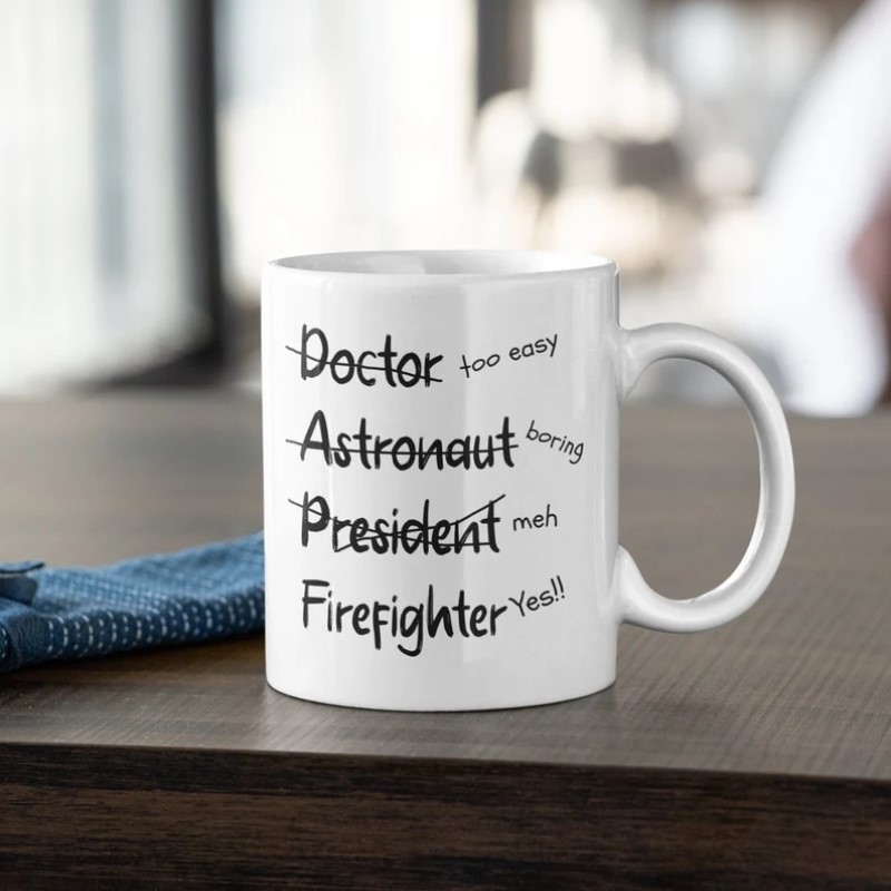Funny Doctor Astronaut President Firefighter Cups