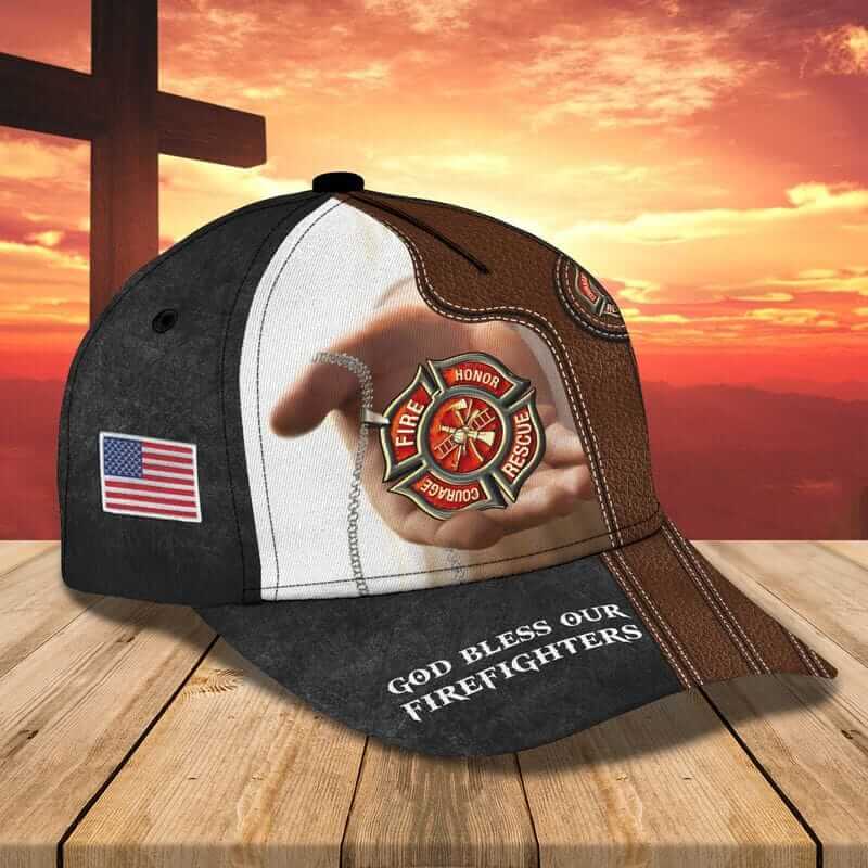 GOD BLESS OUR FIREFIGHTERS CLASSIC CAP