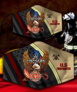 BEST-SELLER GOD BLESS US FIREFIGHTER 3D MASK