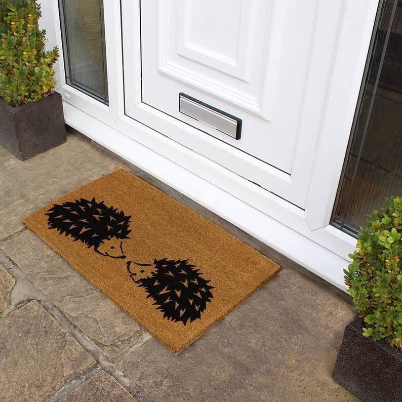 Hedgehog Animal Doormats
