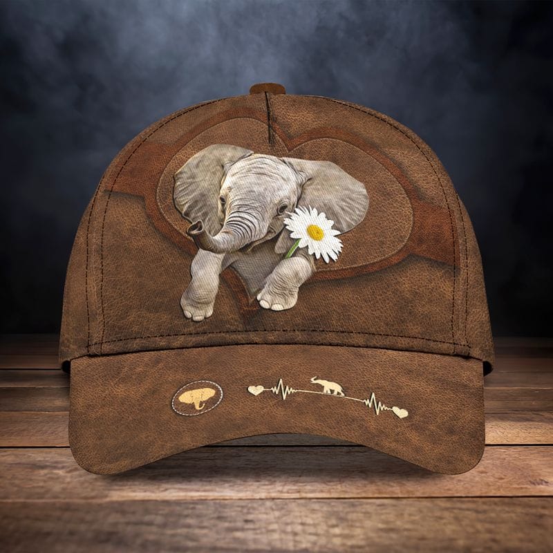 RINC98 - CAP01 - LOVE ELEPHANTS CLASSIC CAP LOVE ELEPHANTS ANIMAL CAPS